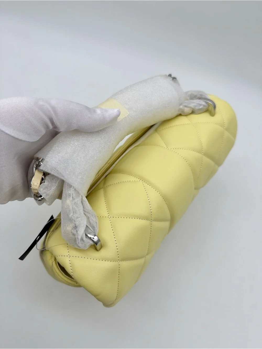 Kate Spade Carey Quilted Small Flap Crossbody Bag Lemon Fondant Yellow